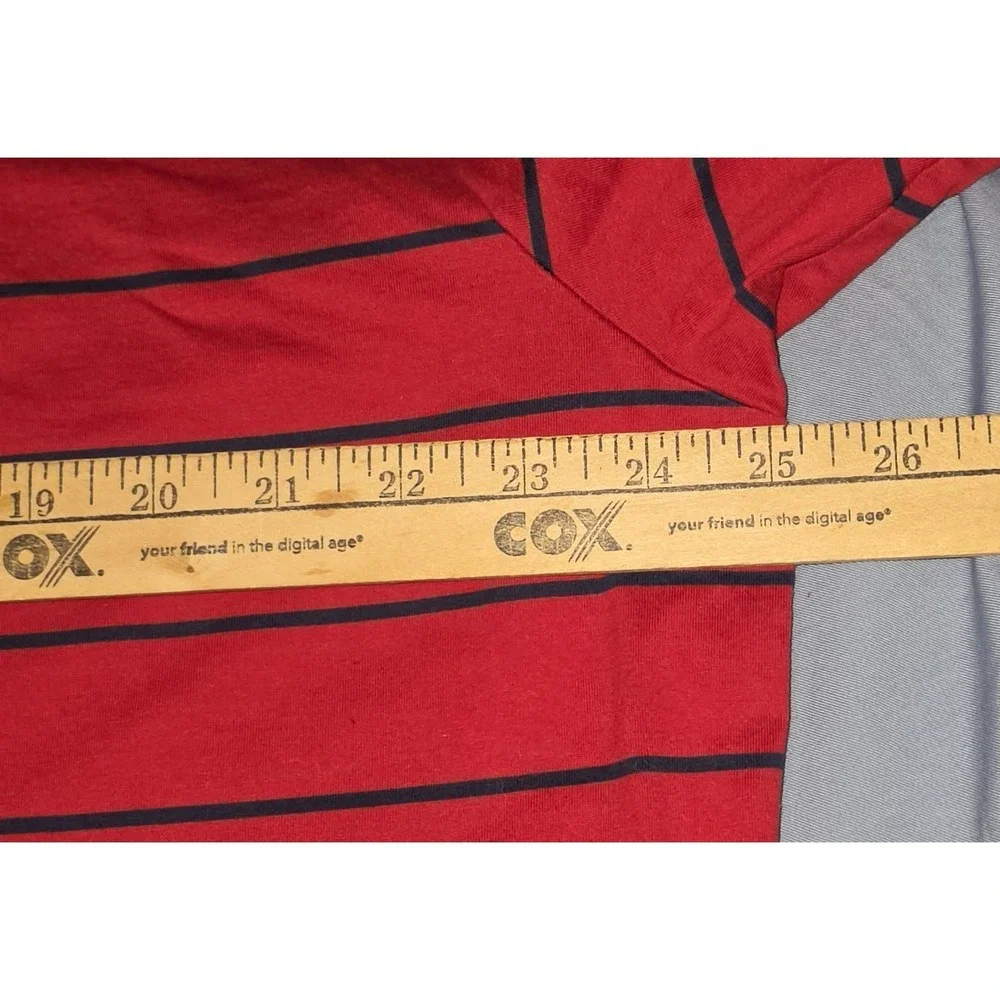 Polo Ralph Lauren 2008 US Open Tennis Red Striped Polo Shirt Men XL